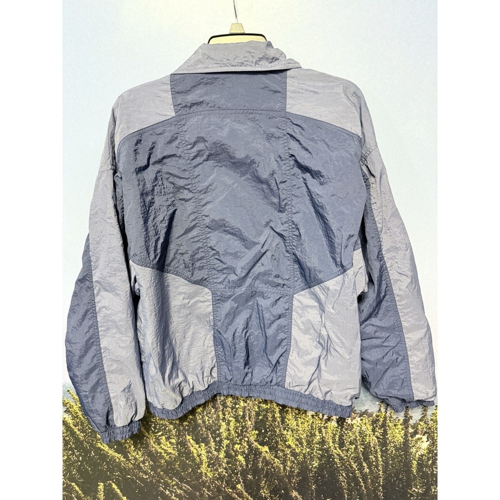 Vintage Nike Champs Sports Jacket M Blue Full Zip Windbreaker Nylon 90S - Picture 5 of 9